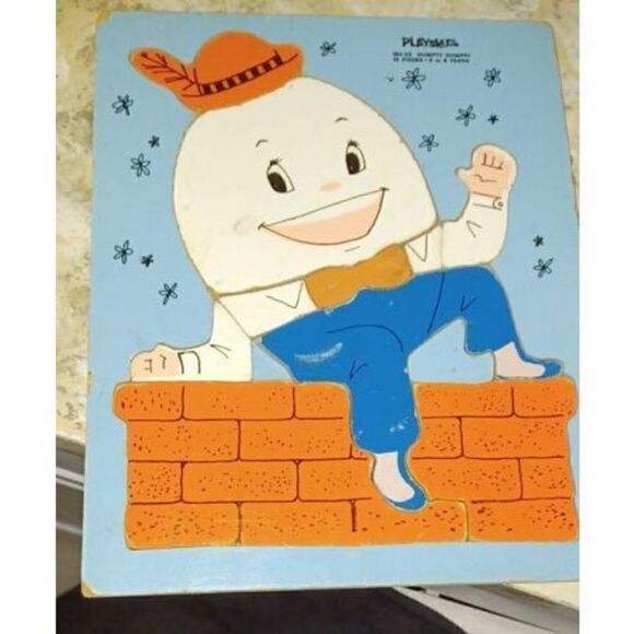 Lot of 8 Vintage Playskool, Peanuts, Barney & Disney Wood Puzzles Collectibles - Picture 10 of 16